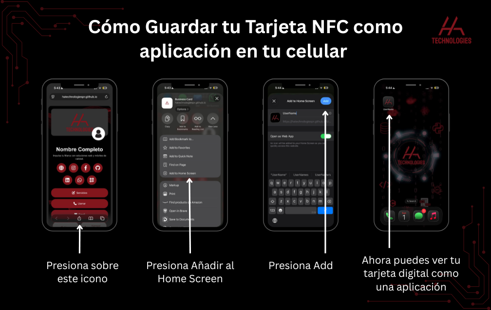 Cómo guardar tu tarjeta NFC como aplicación en tu celular